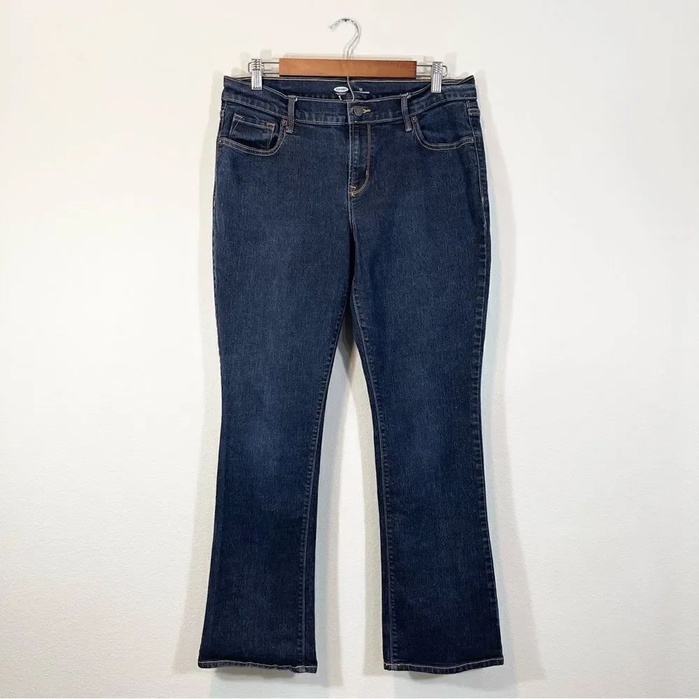Old Navy Diva Bootcut Jeans Dark Rinse Wash, Size 12